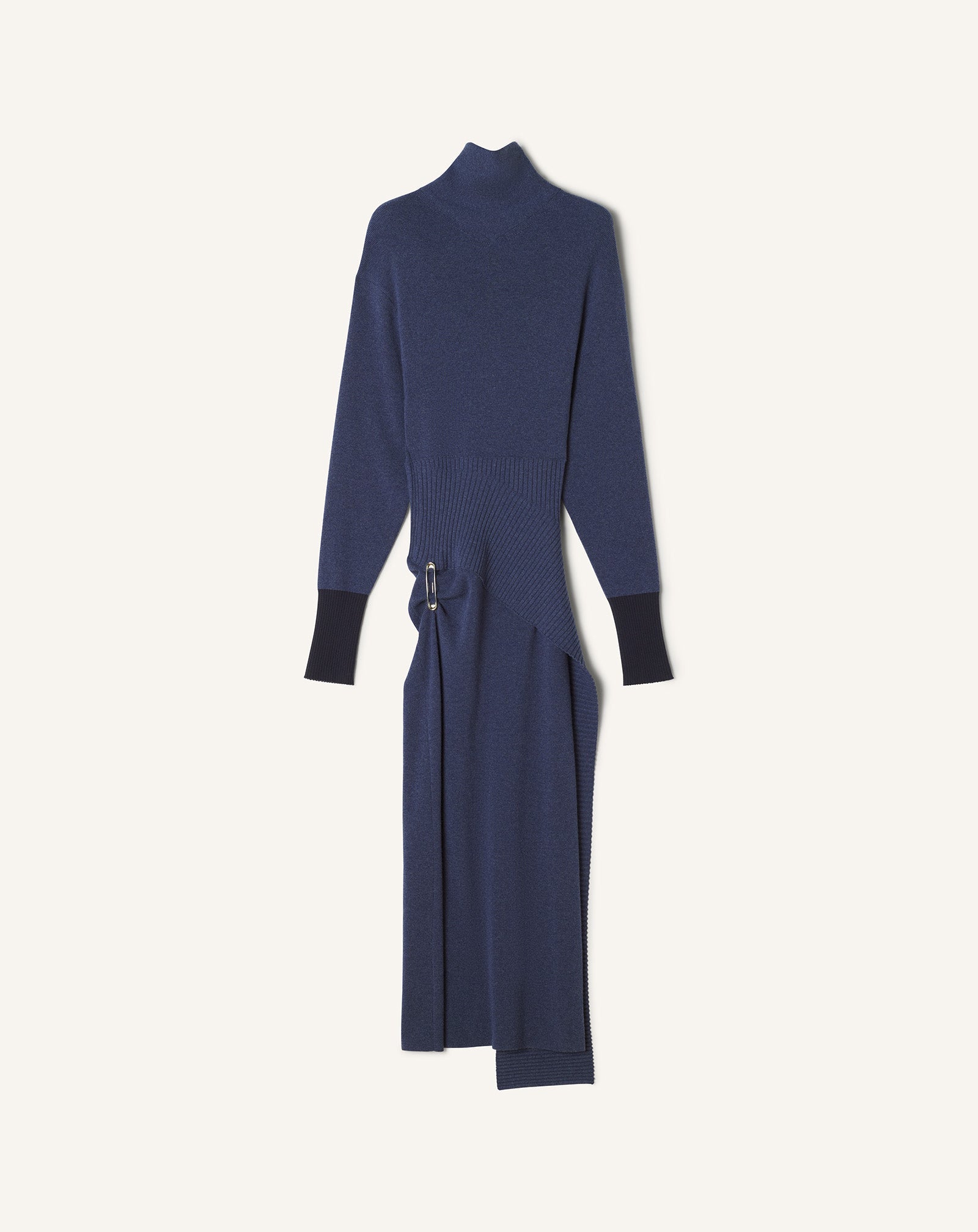 Blue Wool And Cashmere Midi Dress | Lanvin Women