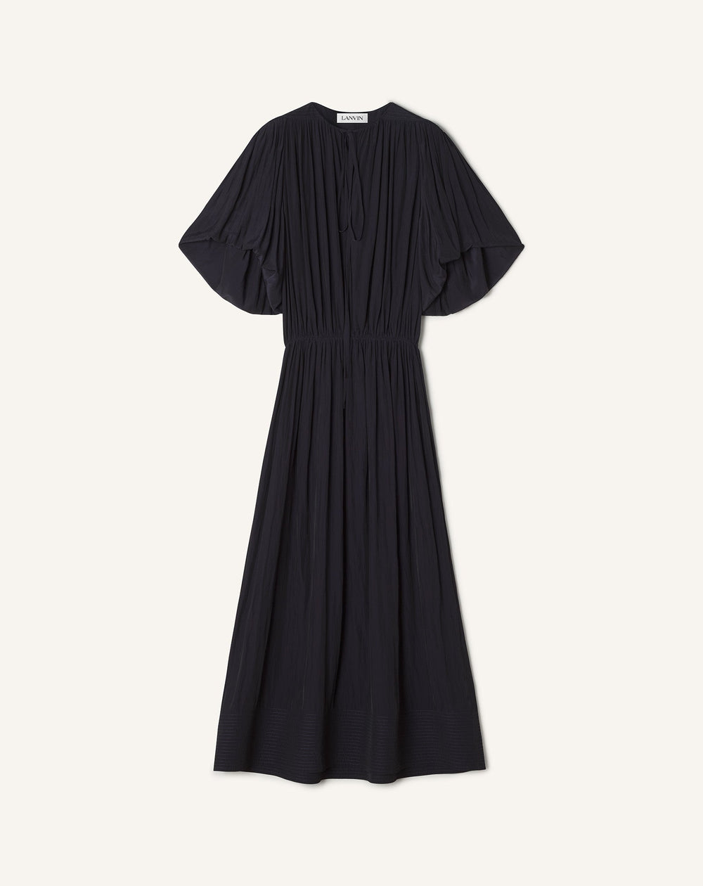 Blue Midi Dress In Charmeuse | Lanvin Women