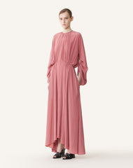 Robe Cintrée En Charmeuse Pink | Lanvin Women