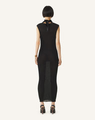 Robe En Jersey Plissé Black | Lanvin Women