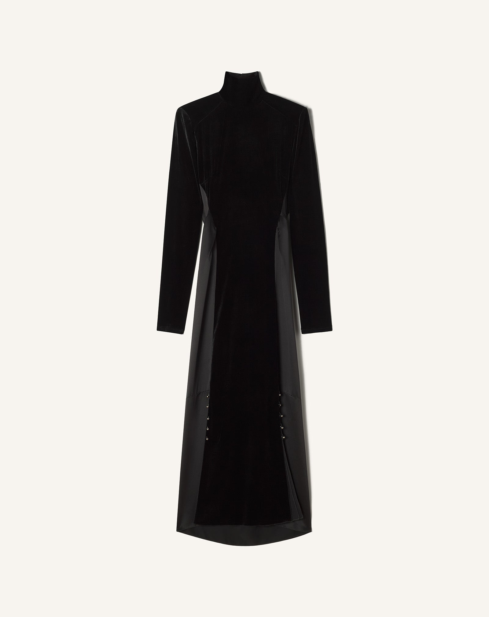 Black Velvet Midi Dress | Lanvin Women