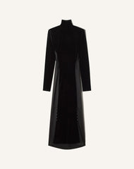 Black Velvet Midi Dress | Lanvin Women