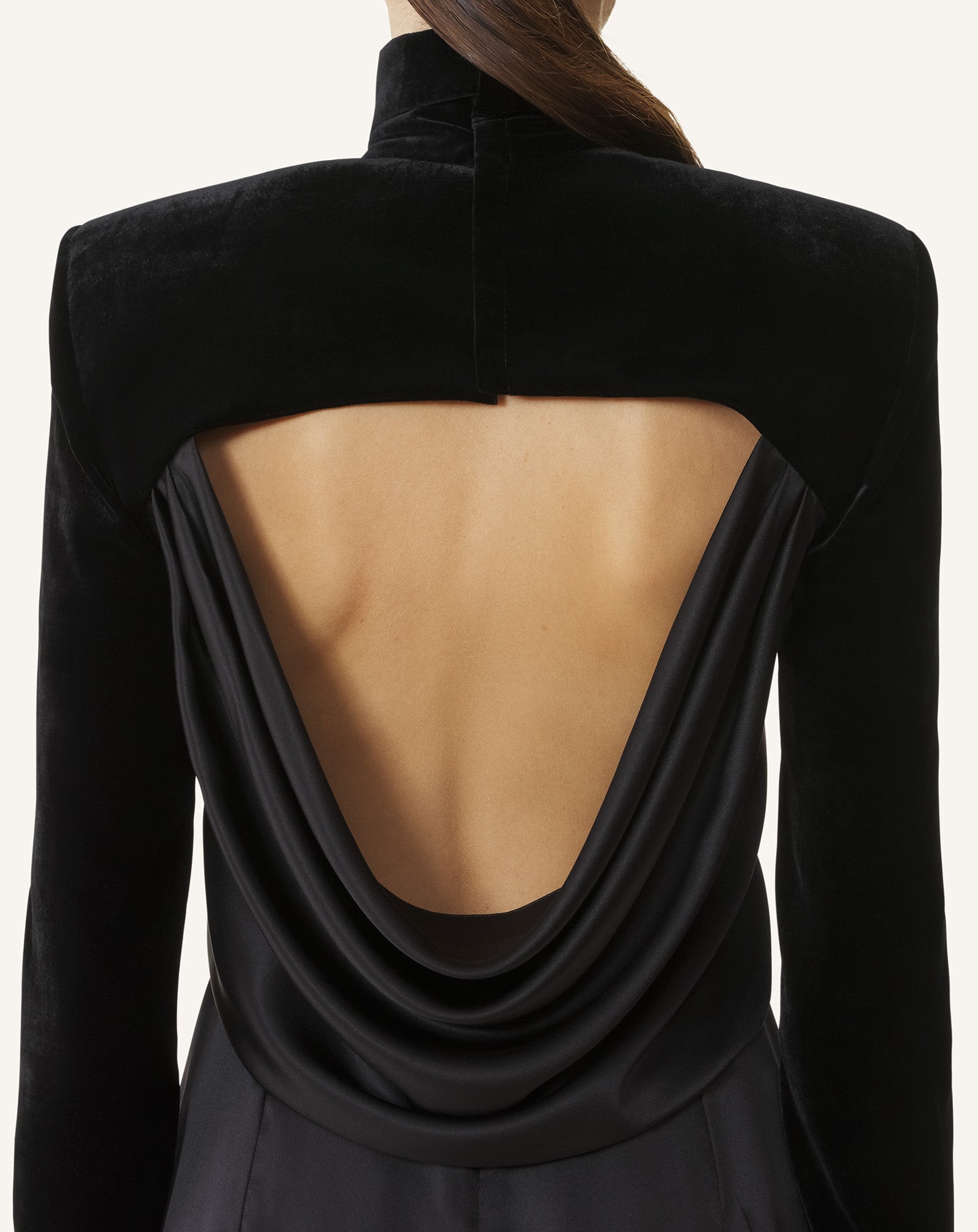 Black Velvet Midi Dress | Lanvin Women