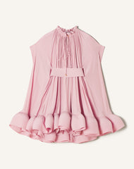 SHORT CHARMEUSE DRESS PINK | Lanvin Women