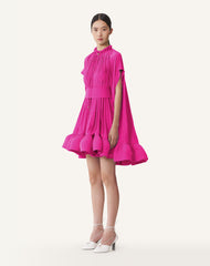 Pink Short Charmeuse Dress | Lanvin Women