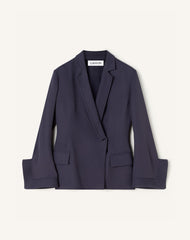 Veste Croisée En Twill Blue | Lanvin Women