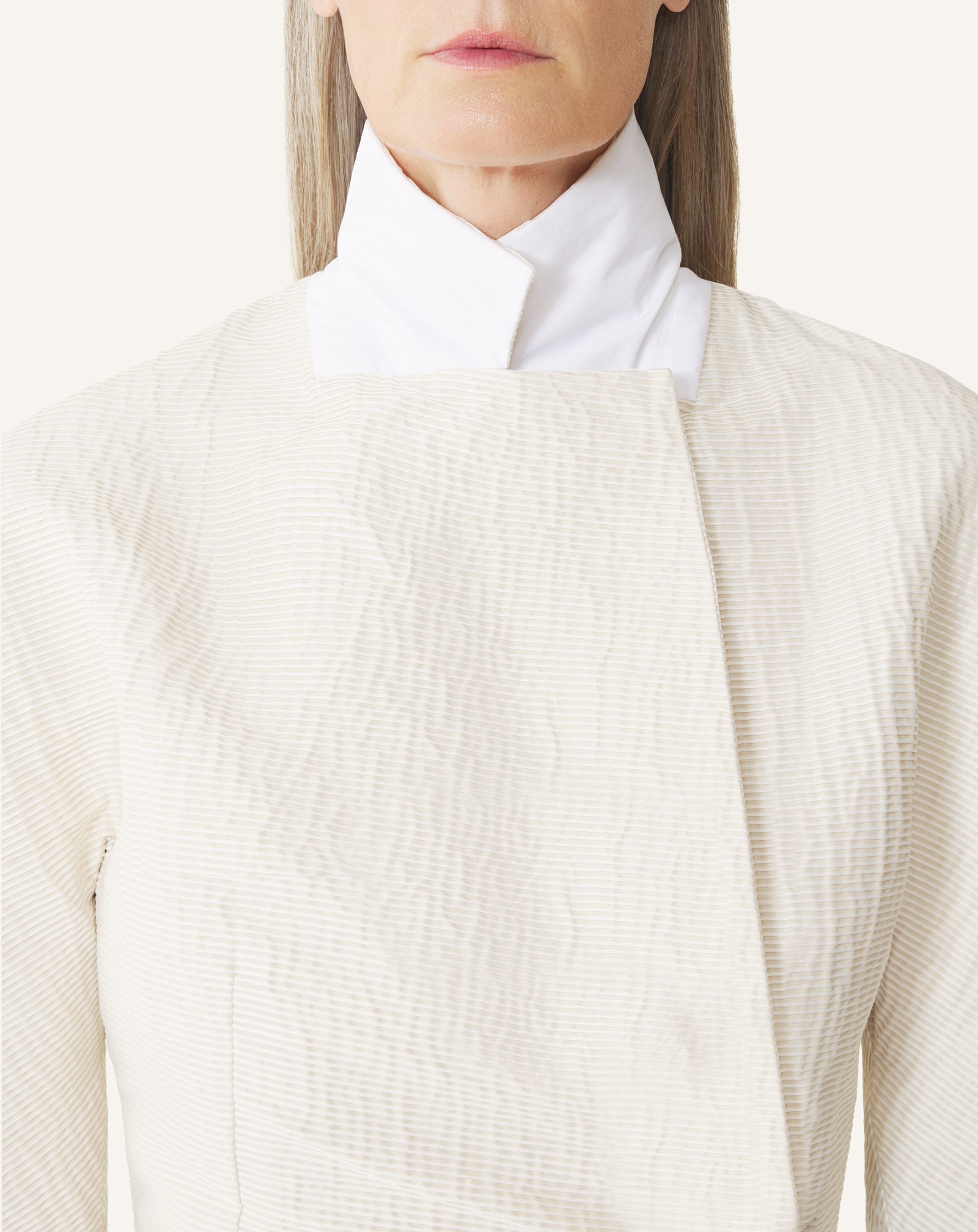 Veste Ceinturée En Jacquard White | Lanvin Women