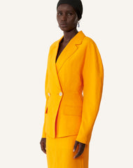 Veste Dos Nu En Papier Orange | Lanvin Women