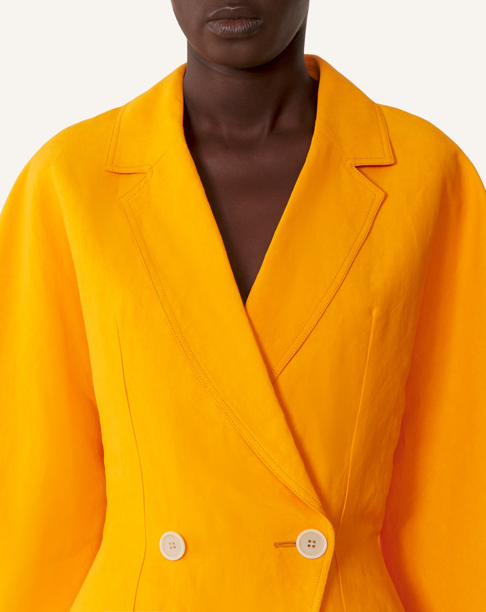 Veste Dos Nu En Papier Orange | Lanvin Women