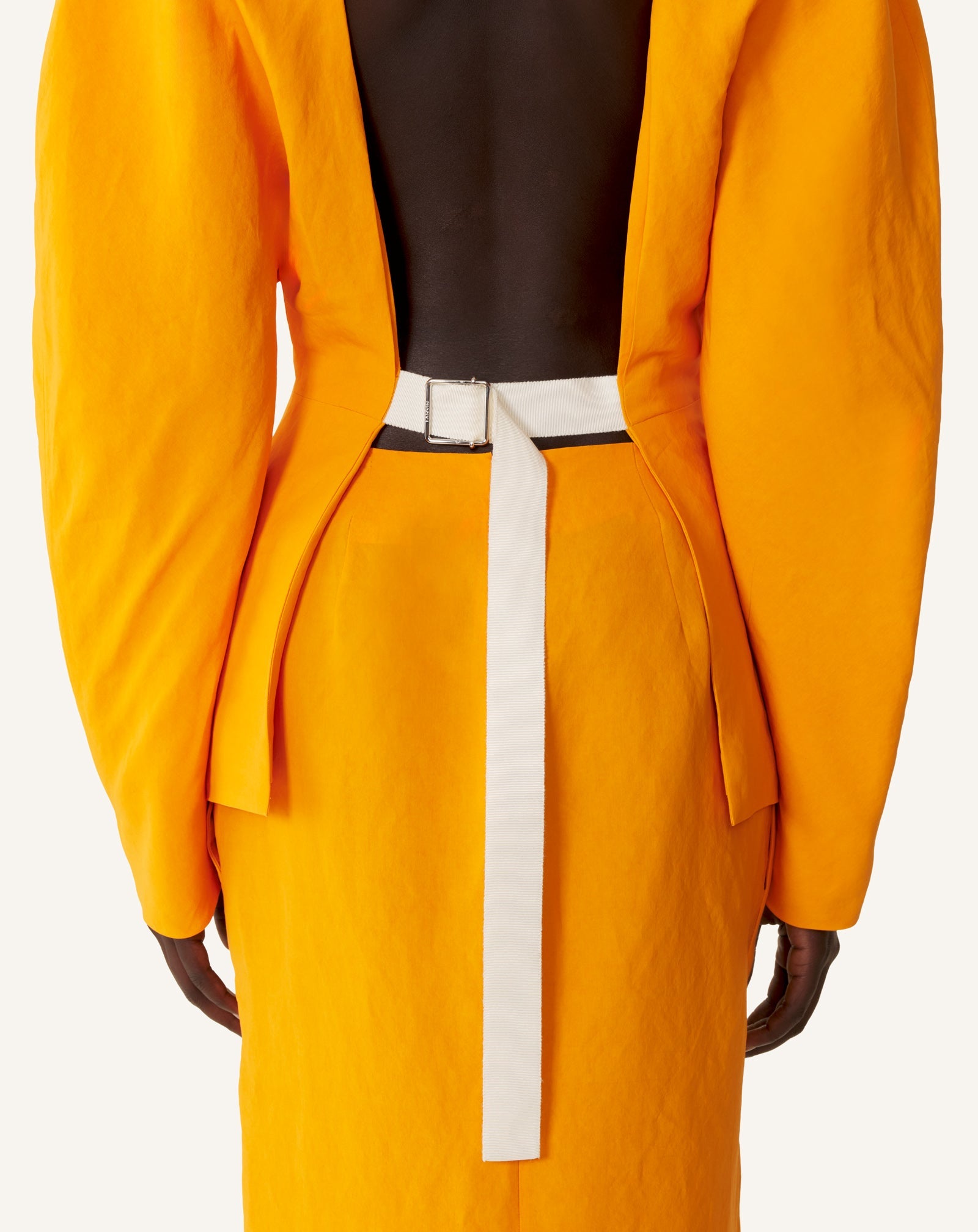 Veste Dos Nu En Papier Orange | Lanvin Women