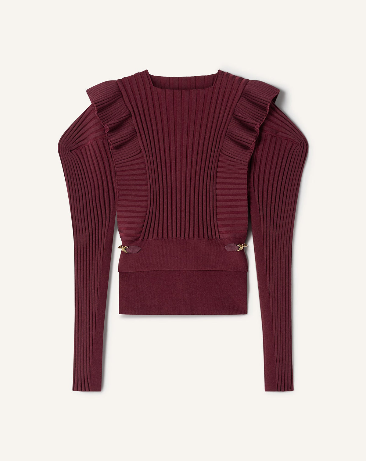 Pull À Plastron En Viscose Red | Lanvin Women