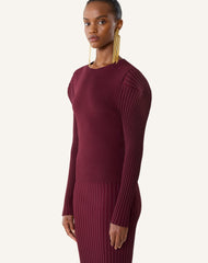 Pull À Plastron En Viscose Red | Lanvin Women