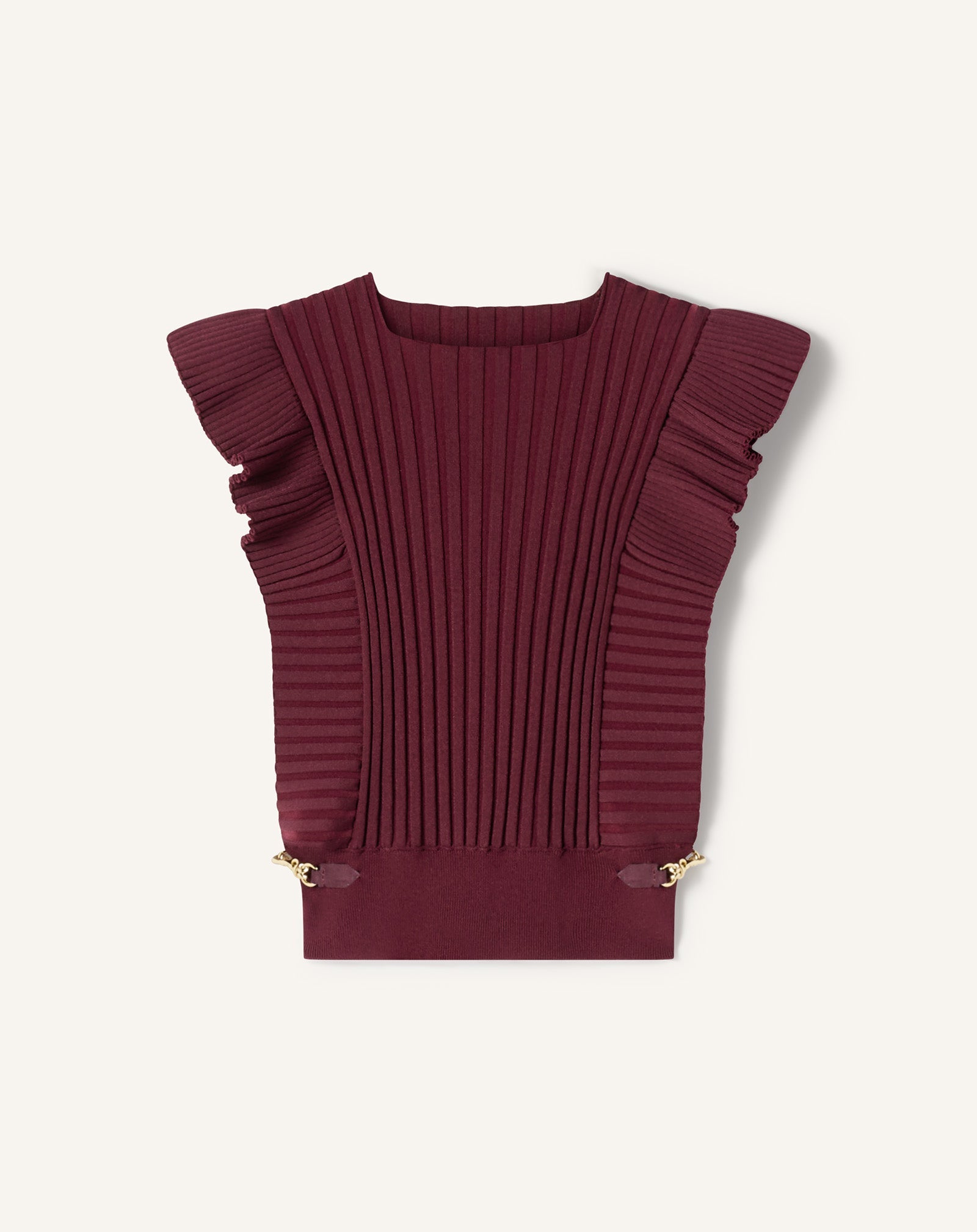 Pull À Plastron En Viscose Red | Lanvin Women