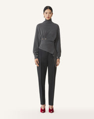 Grey Wool And Cashmere Sweater | Lanvin Women