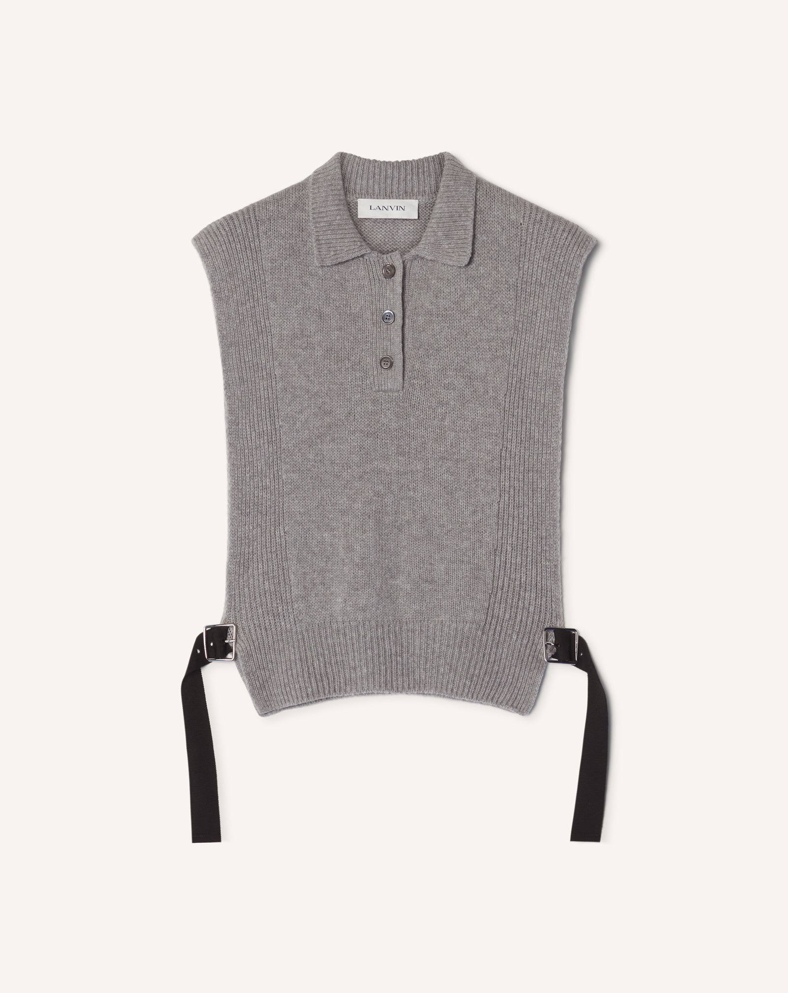 Pull Sans Manches En Cachemire Black | Lanvin Women