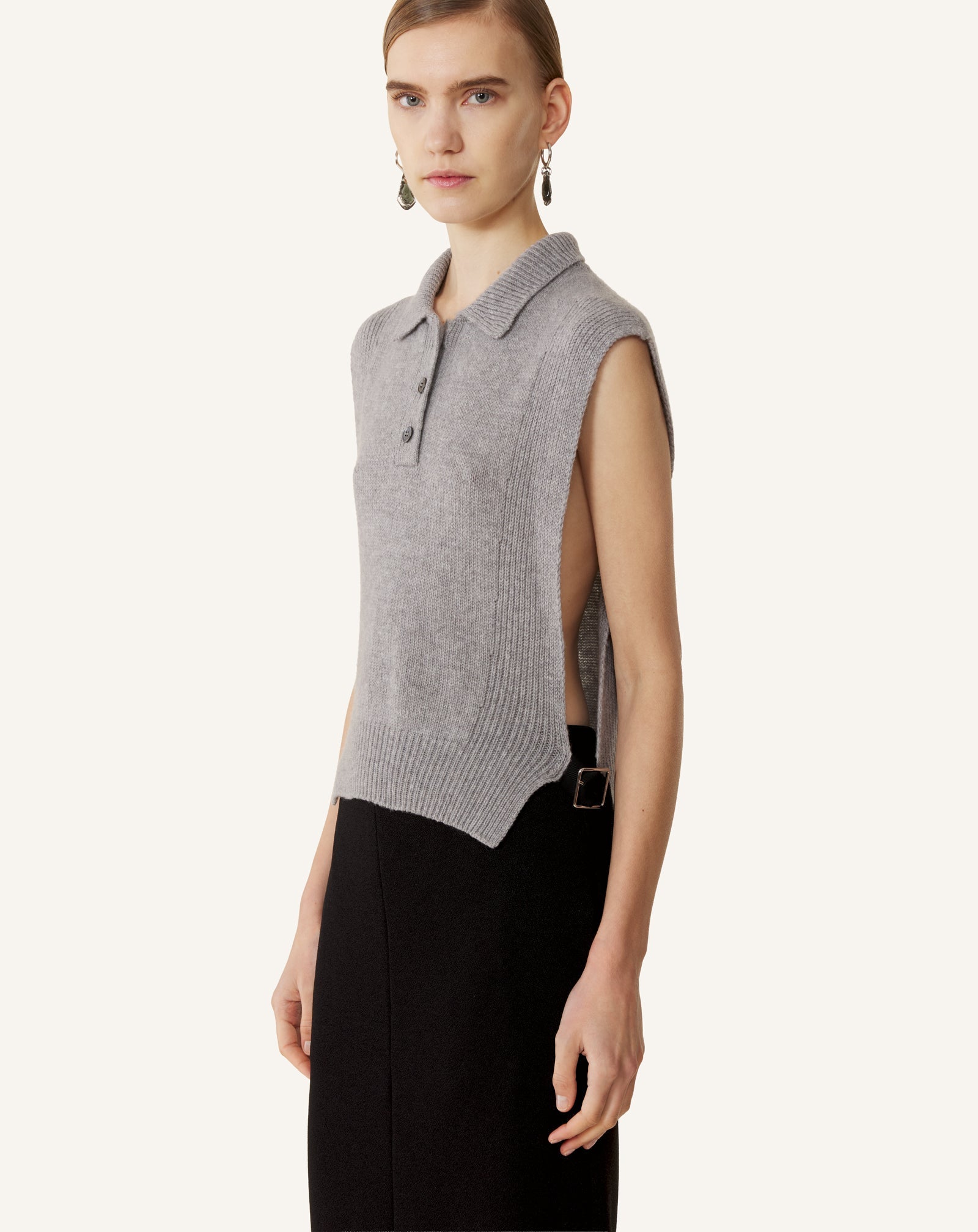 Pull Sans Manches En Cachemire Black | Lanvin Women