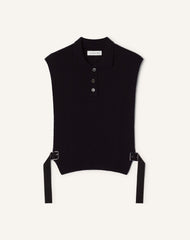 Pull Sans Manches En Cachemire Blue | Lanvin Women