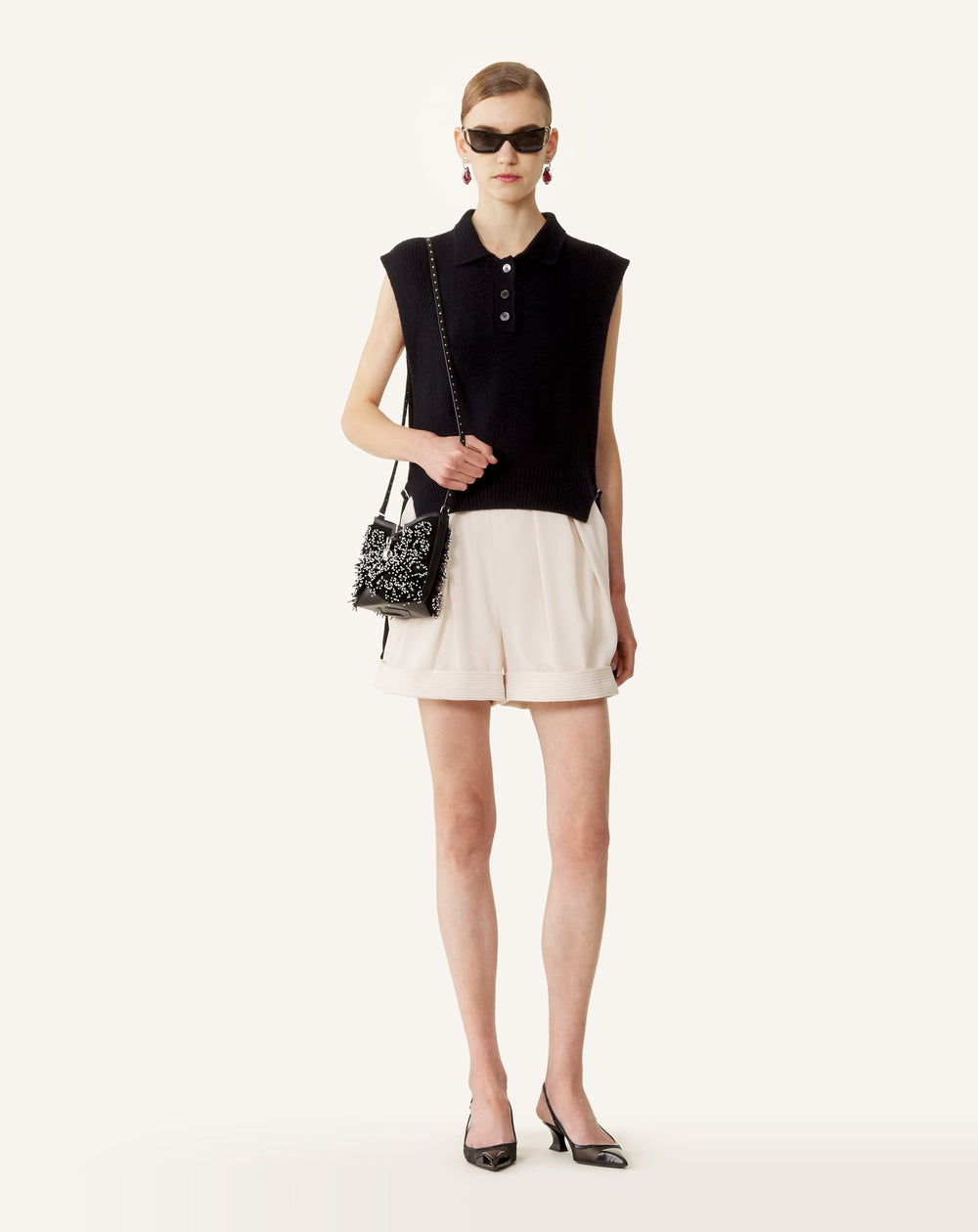 Pull Sans Manches En Cachemire Blue | Lanvin Women