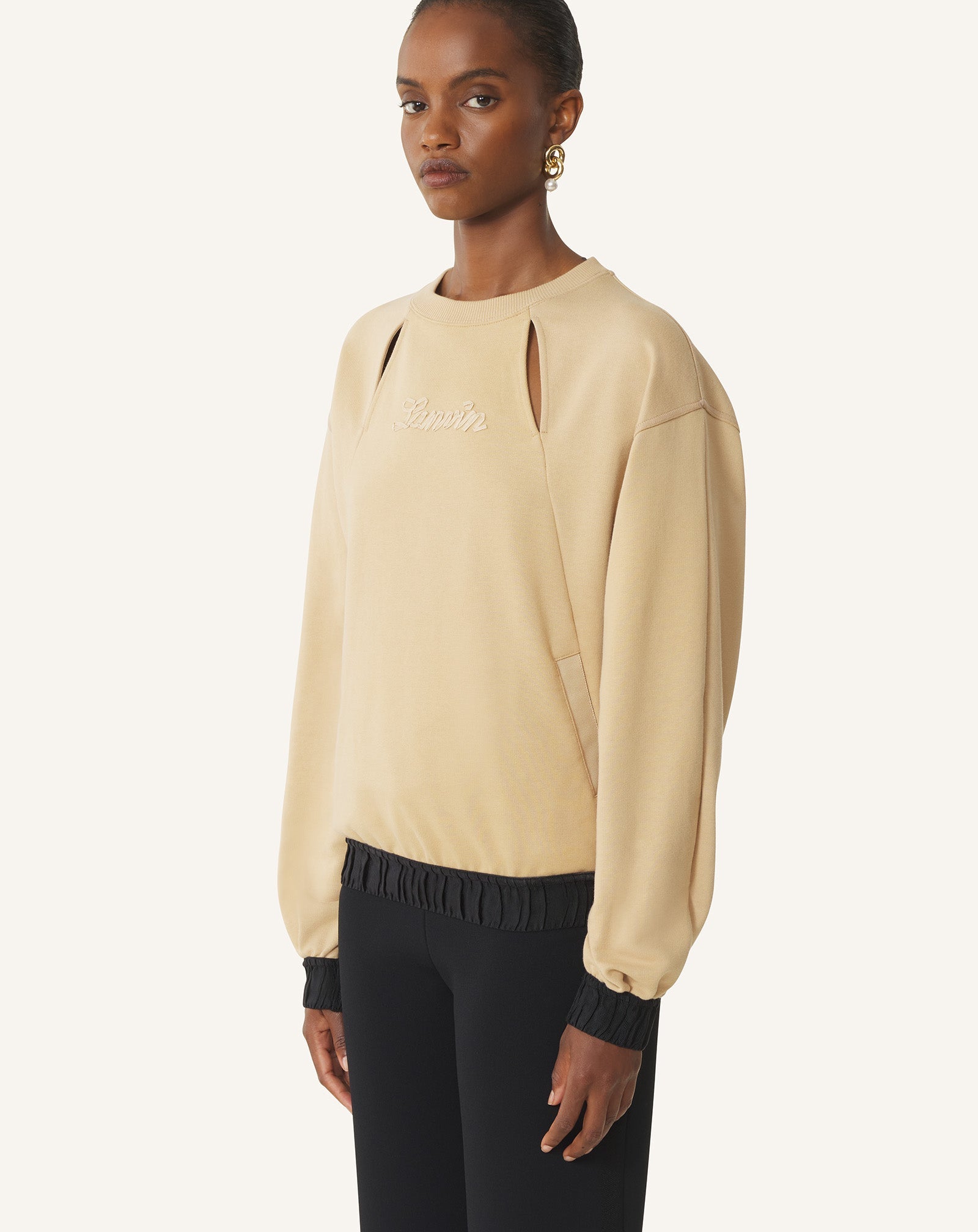 Sweatshirt Ruban Lanvin Beige | Lanvin Women