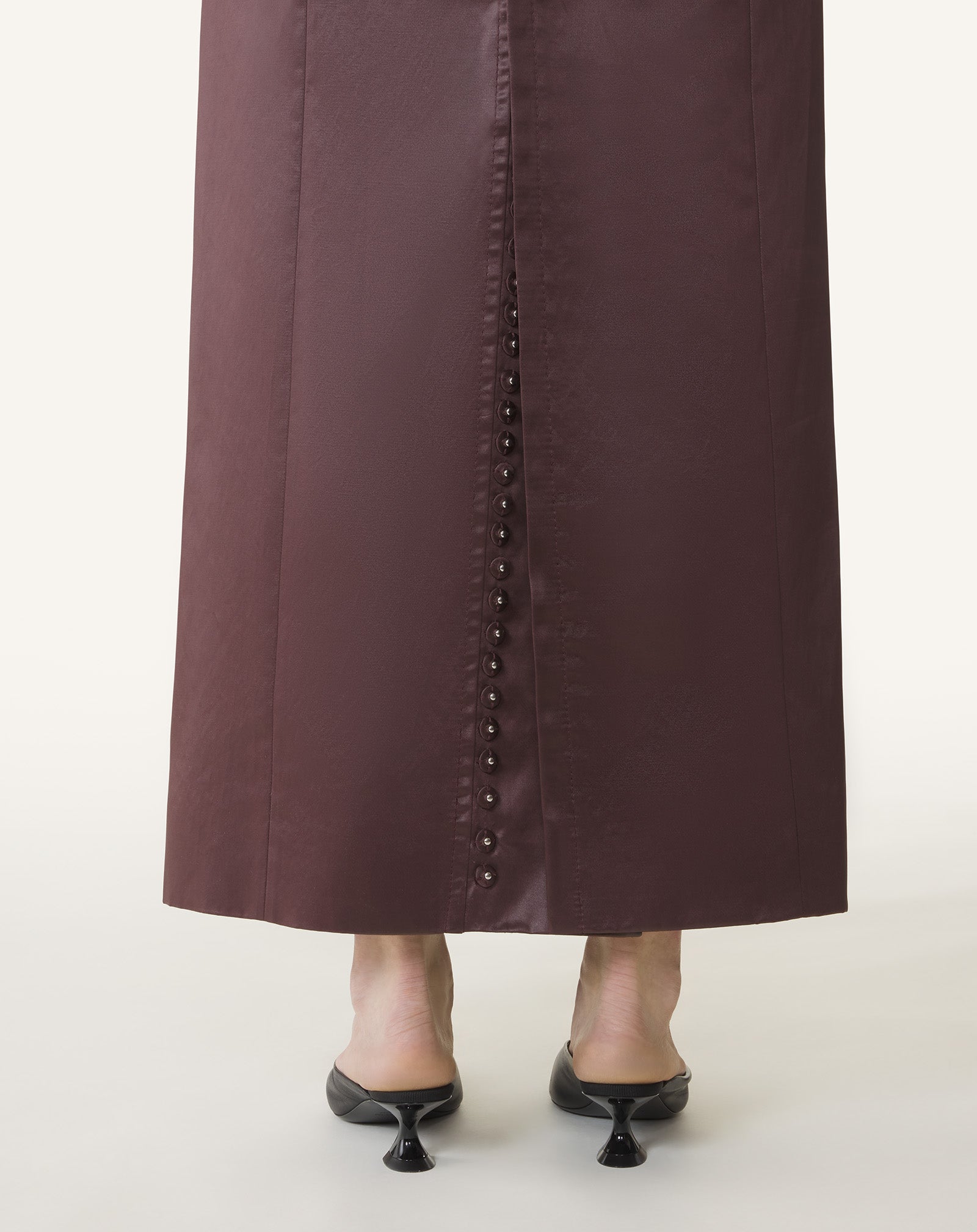 Brown Straight Skirt In Cotton And Viscose | Lanvin Women