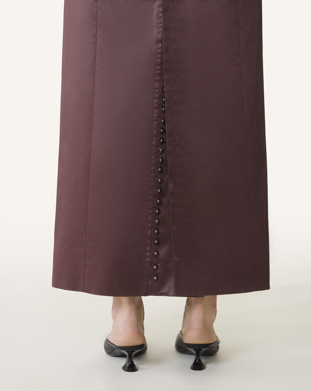 Brown Straight Skirt In Cotton And Viscose | Lanvin Women