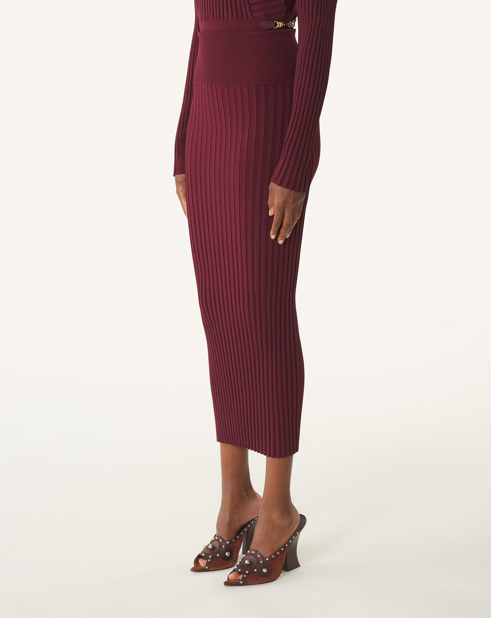 Jupe Midi En Viscose Red | Lanvin Women