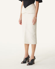 Jupe Midi En Jacquard White | Lanvin Women
