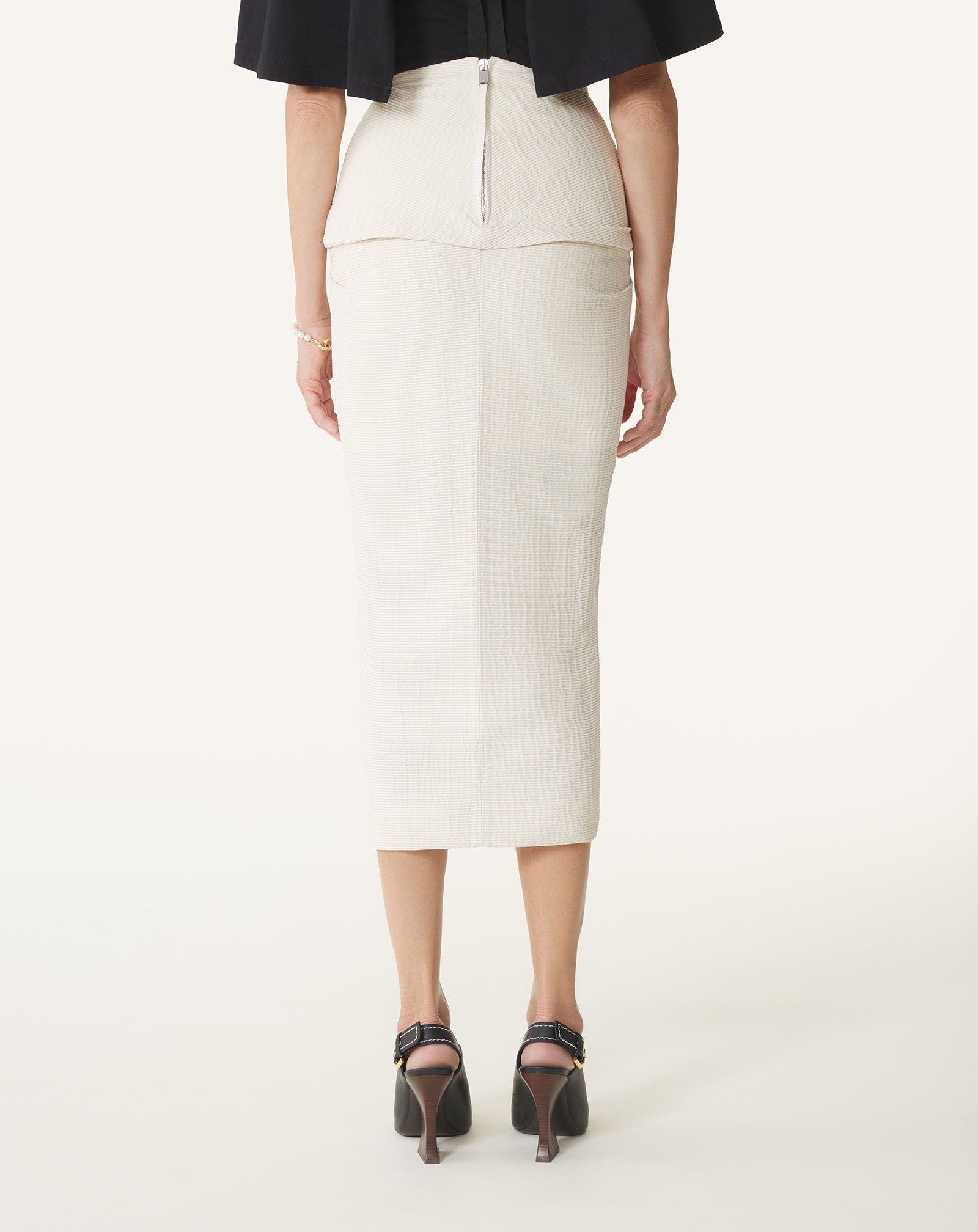 Jupe Midi En Jacquard White | Lanvin Women
