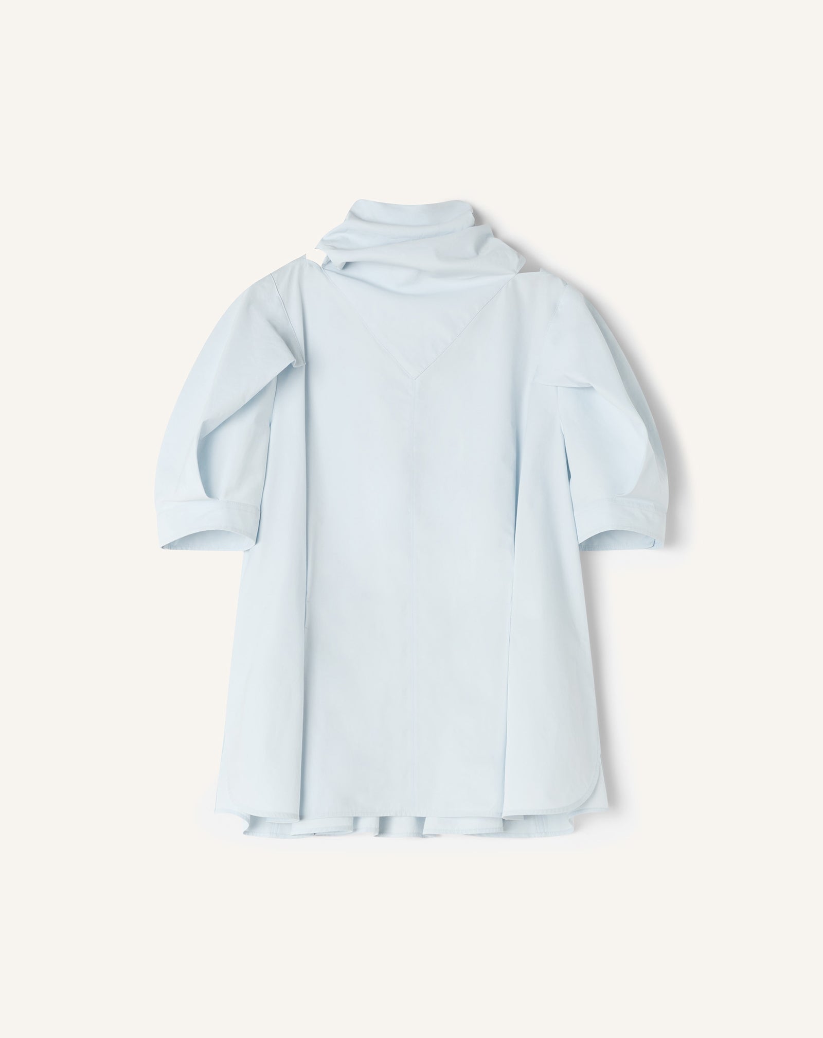 Haut À Foulard En Popeline De Coton Blue | Lanvin Women