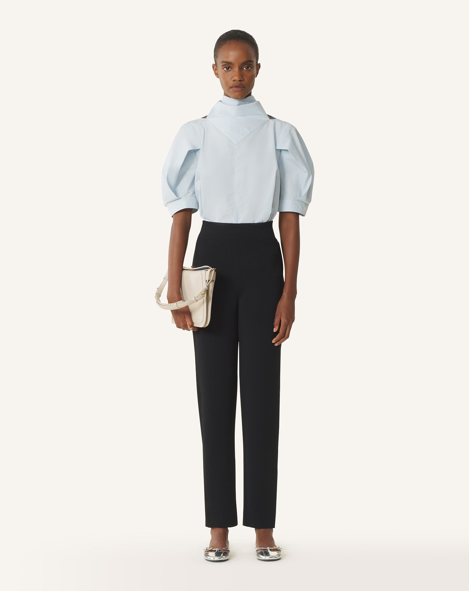Haut À Foulard En Popeline De Coton Blue | Lanvin Women