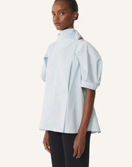 Haut À Foulard En Popeline De Coton Blue | Lanvin Women