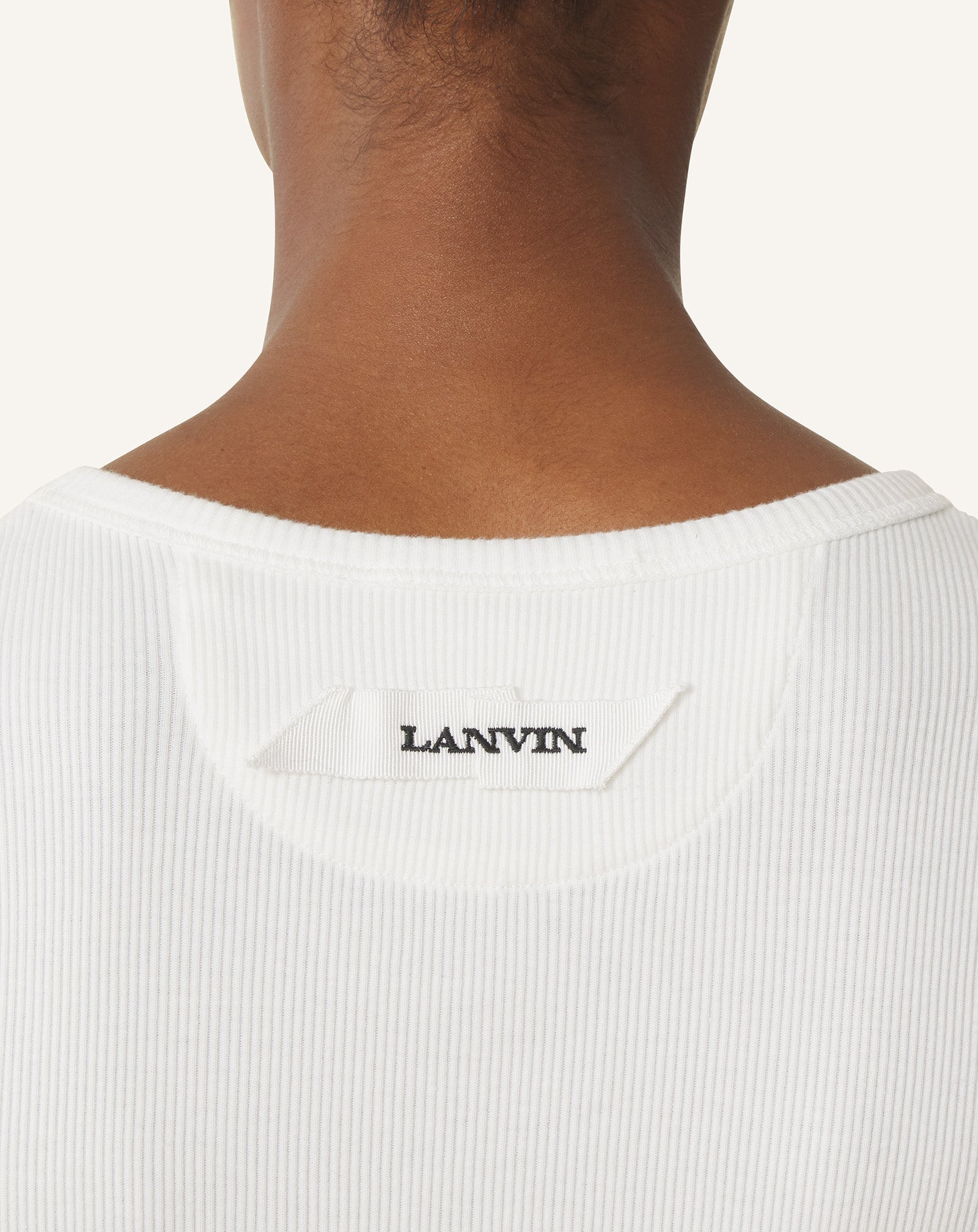 Débardeur Côtelé La Mère Et L'enfant White | Lanvin Women