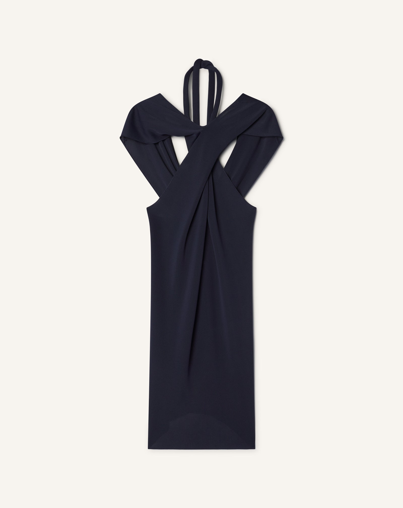 Haut Col Noué En Viscose Blue | Lanvin Women