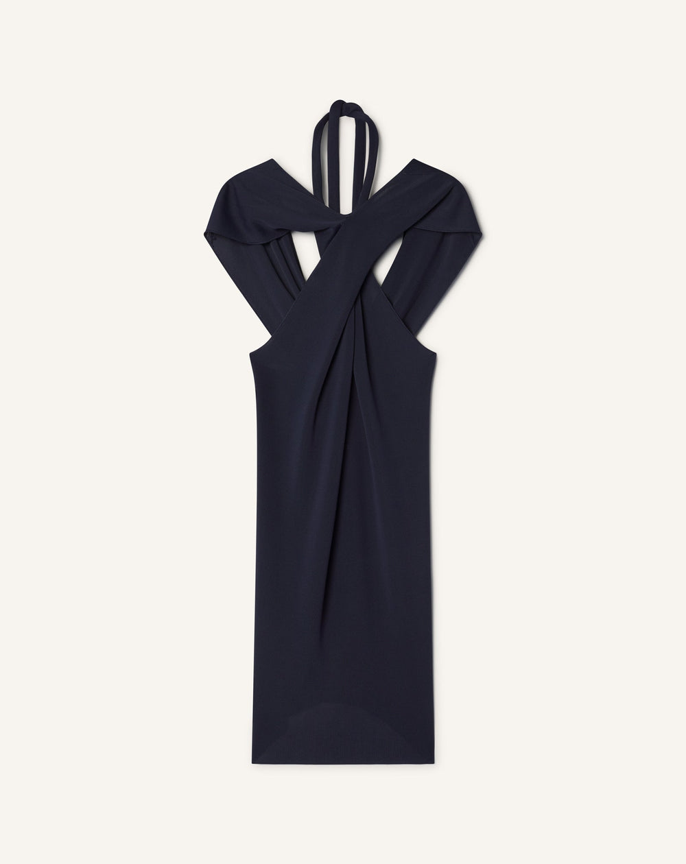 Haut Col Noué En Viscose Blue | Lanvin Women