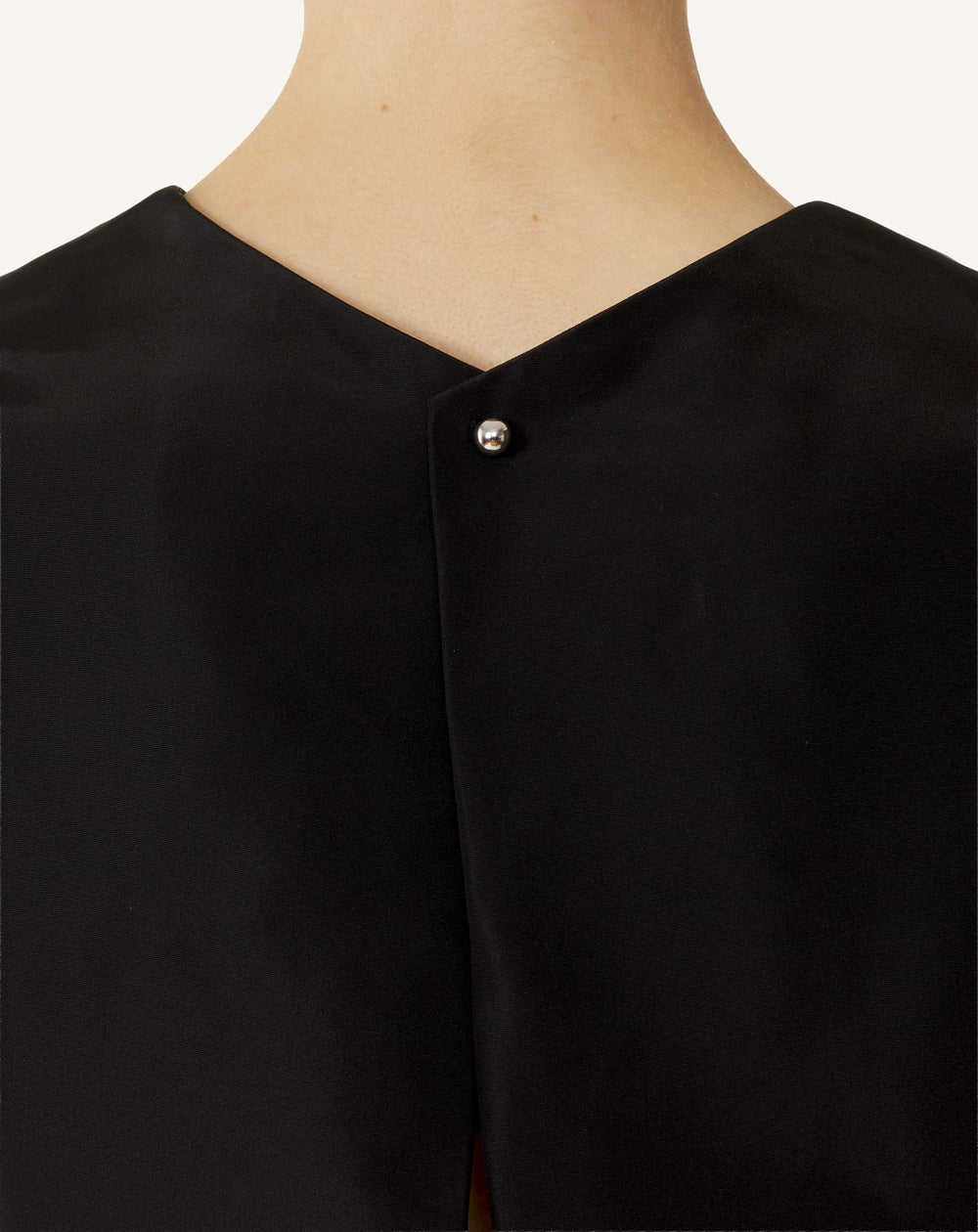 Haut Court En Faille De Soie Black | Lanvin Women