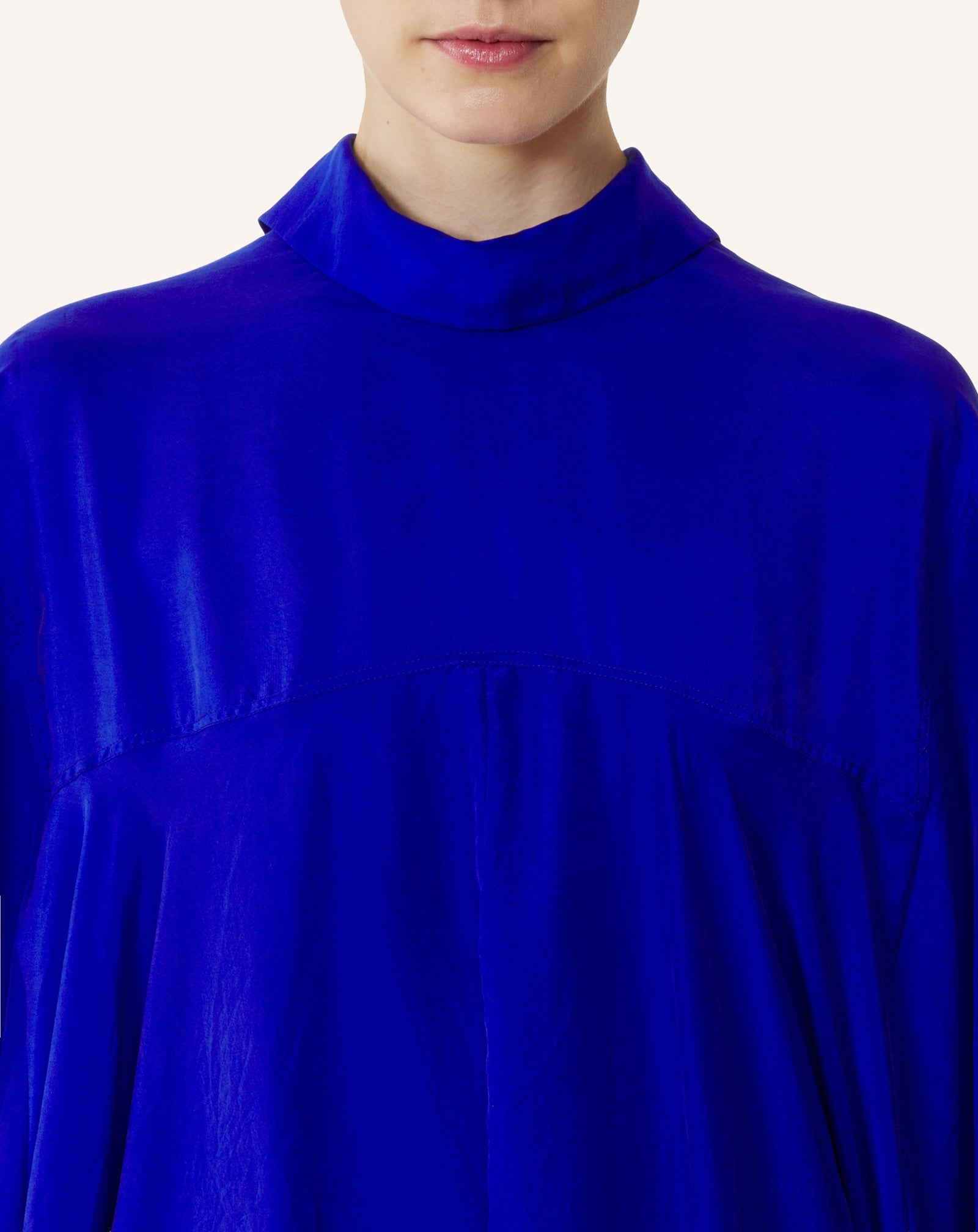 Haut Ample En Soie Blue | Lanvin Women