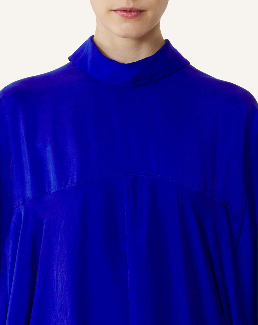 Haut Ample En Soie Blue | Lanvin Women
