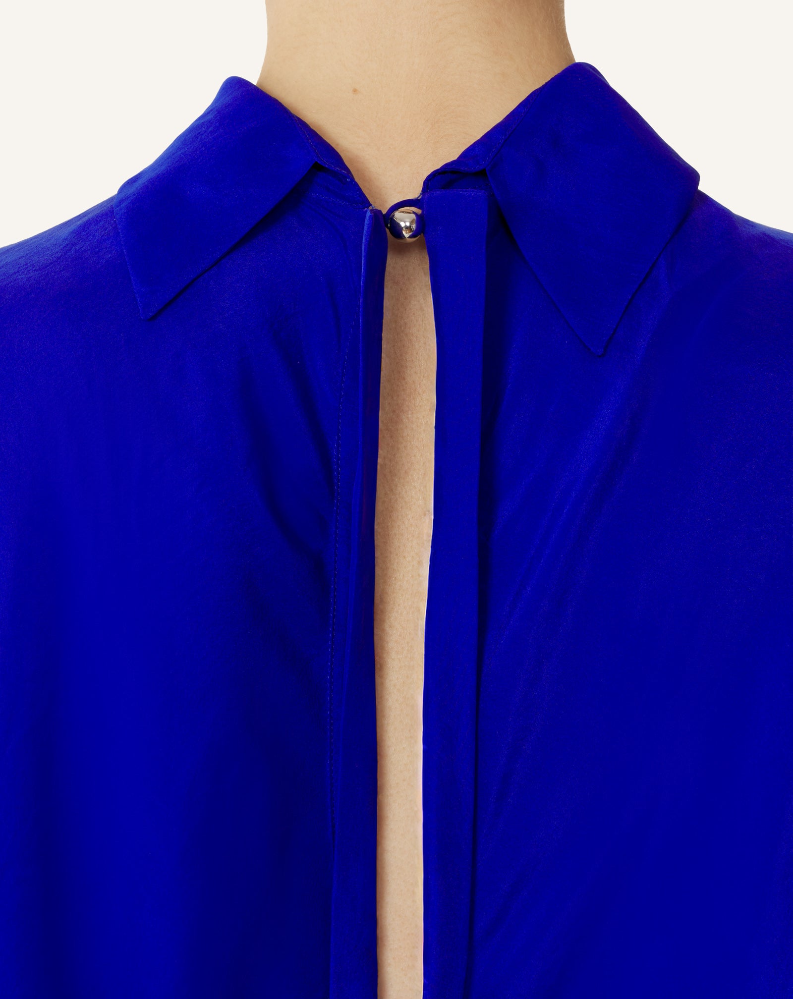 Haut Ample En Soie Blue | Lanvin Women