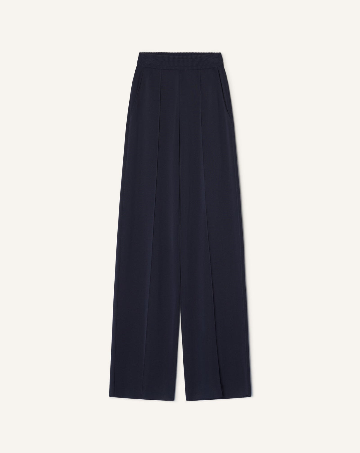 Pantalon Large En Viscose Blue | Lanvin Women