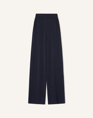 Pantalon Large En Viscose Blue | Lanvin Women