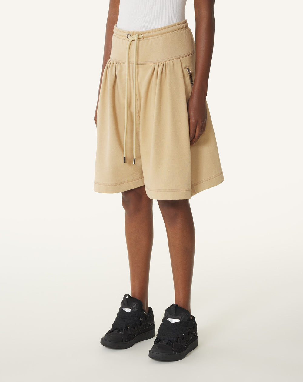 Bermuda En Coton Beige | Lanvin Women