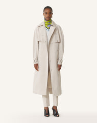 Pantalon Cigarette En Coton Technique White | Lanvin Women