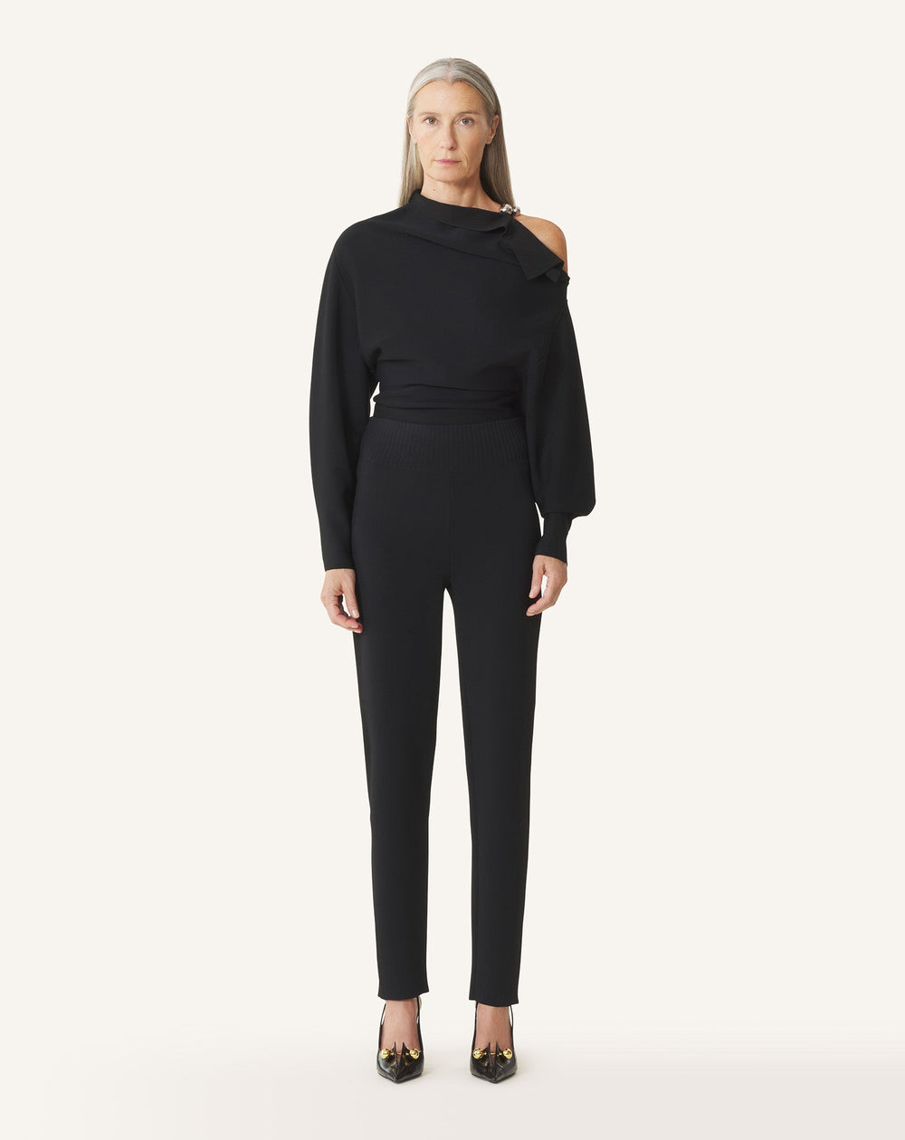 Legging En Viscose Black | Lanvin Women