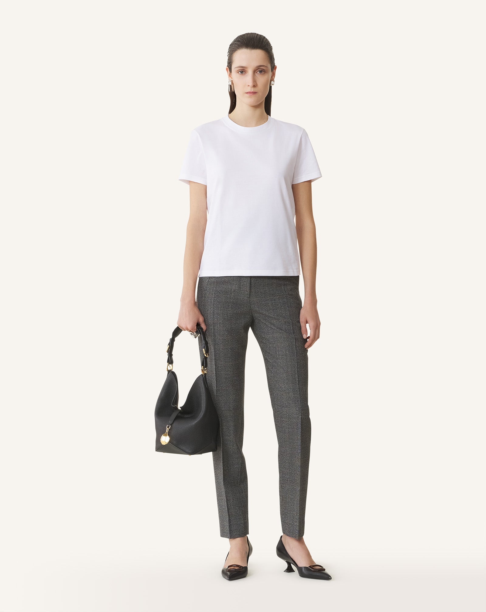 White Cotton T-shirt With Ribbon Detail | Lanvin Women